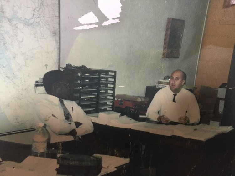  Lewis Session, Route Supervisor (left) and Richard Reiff (right), 1994 