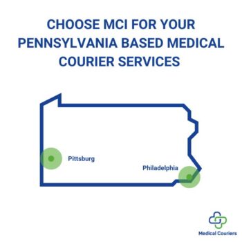 Choose MCI for your Pennsylvania based Medical Courier Services
